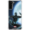 Marvel Black Panther Jumping Through Air Galaxy S21 FE Clear Case